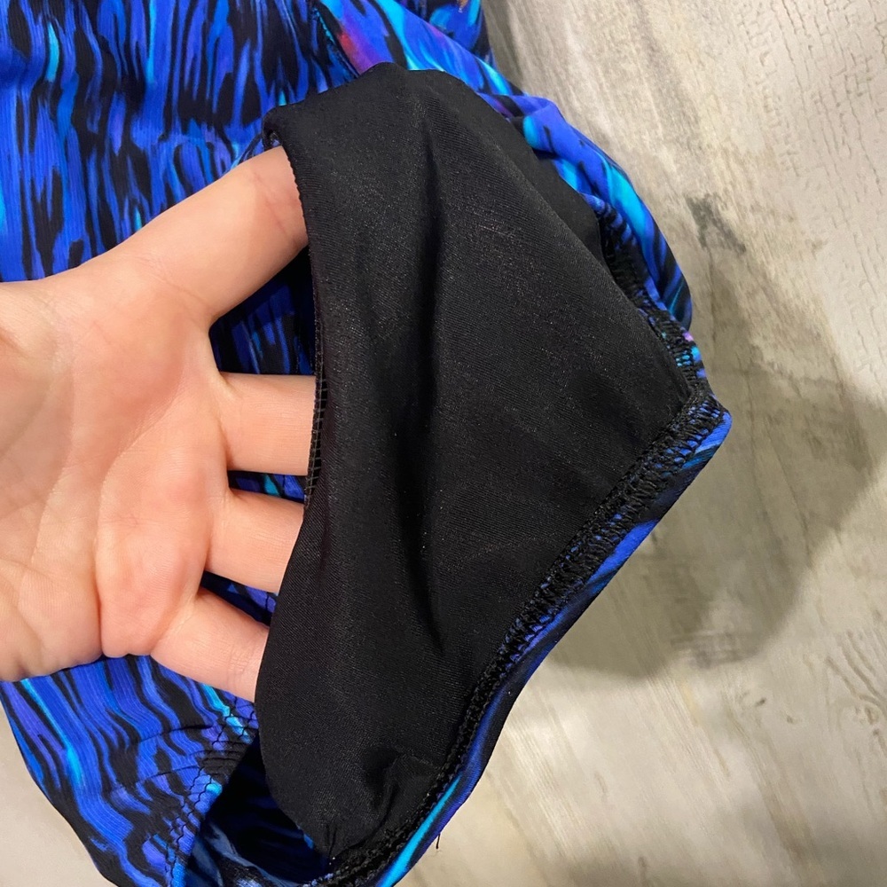 Miraclesuit Blue Pink Vesuvio Its A Wrap One-Piece Tummy Control Swimsuit 8 - Picture 7 of 10